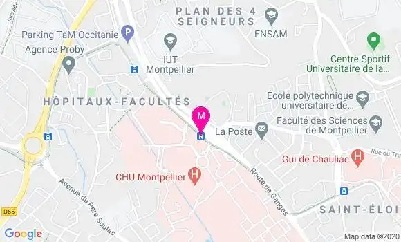 Localisation Dr Bertrand Coulet