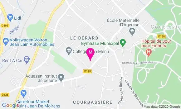 Localisation Dr Mathilde Coudreuse