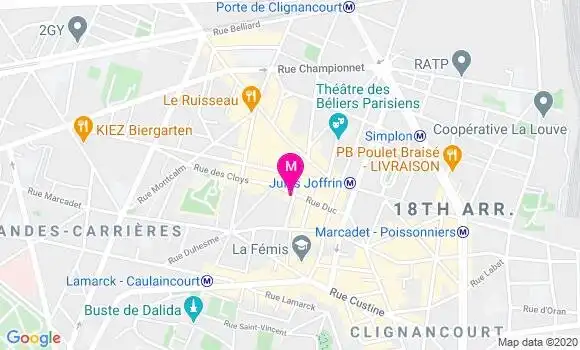 Localisation Dr Julie Mahe