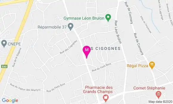 Localisation Dr Celine Descriaud