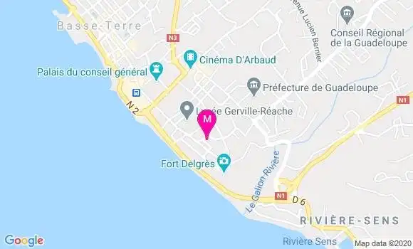 Localisation Dr Jean Luc Pharose