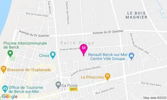 Localisation Dr Charlotte Roussel
