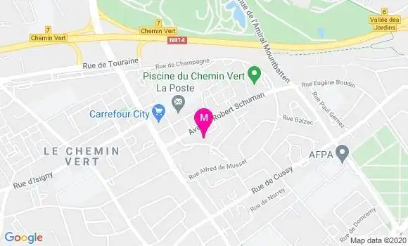 Localisation Dr Pauline Mazabrard