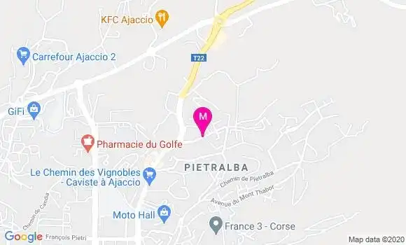 Localisation Dr Roselyne Castelli