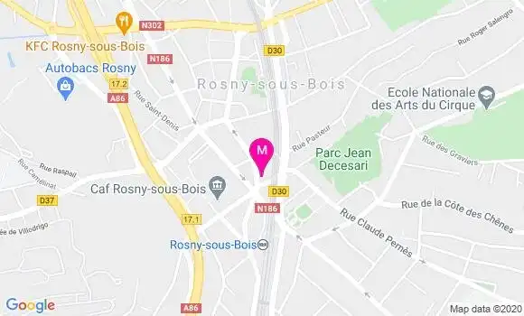 Localisation Dr Cyrille Tchuente