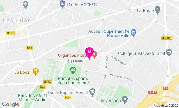 Localisation Dr Coline Chao