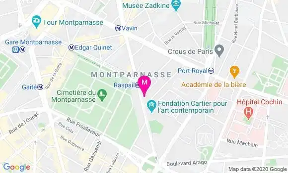 Localisation Dr Francois Poulain