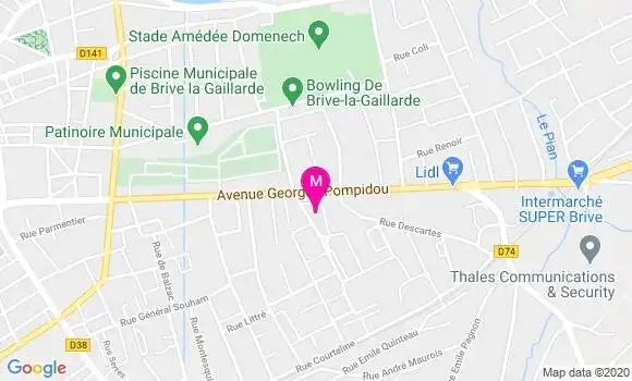 Localisation Dr Francois Blanc