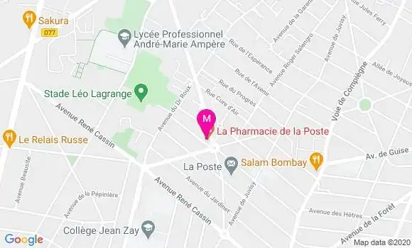 Localisation Dr Julie Legrand