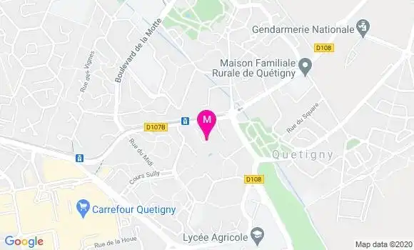 Localisation Dr Corinne Galland