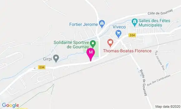 Localisation Dr Luc Menager