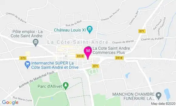 Localisation Dr Isabelle Verguet
