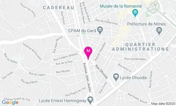 Localisation Dr Murielle Hellsten Caron