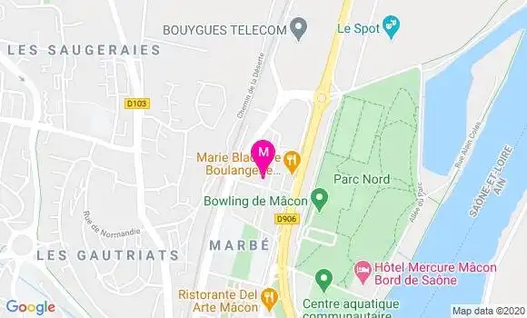 Localisation Dr Guillaume Hiltbrand