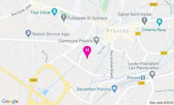 Localisation Dr Olivier Lecat