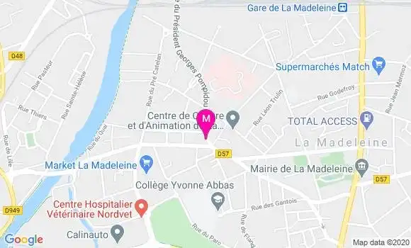 Localisation Dr Clemence Hennebicque