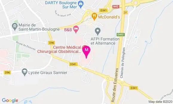 Localisation Dr Houcine Chaib Deraa