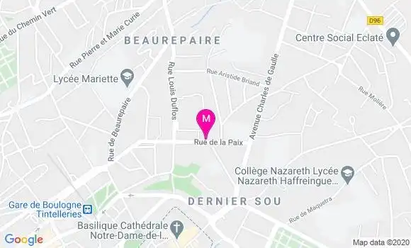Localisation Dr Dorothee Neut