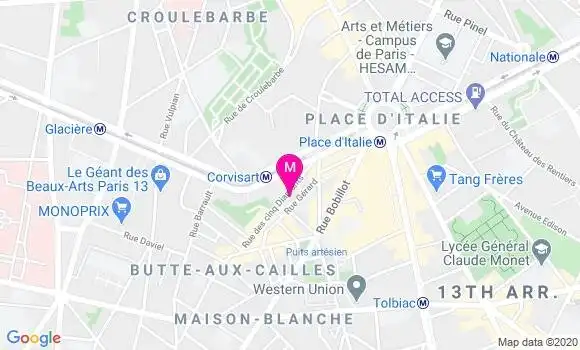 Localisation Dr Adele Pages