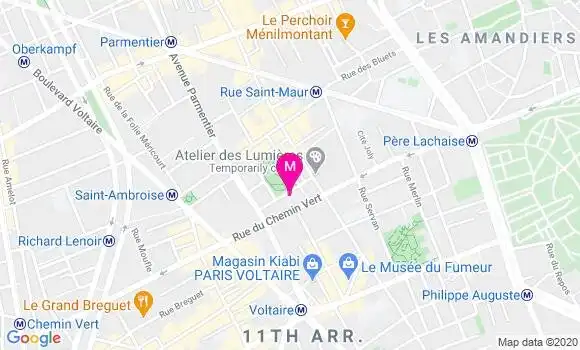 Localisation Dr Emmanuel Jaunay