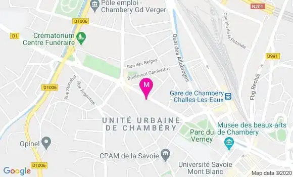 Localisation Dr Beatrice Cholin