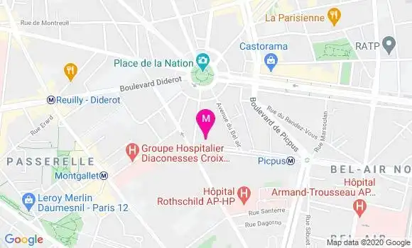 Localisation Dr Victor Audren