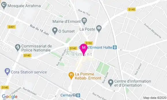 Localisation Dr Virginie Kengni Talla