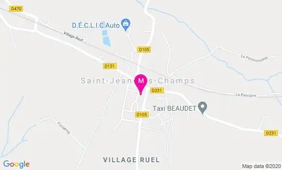 Localisation Dr Julie Sauvage