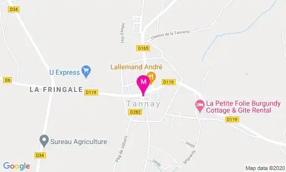 Localisation Dr Isabelle Nolot
