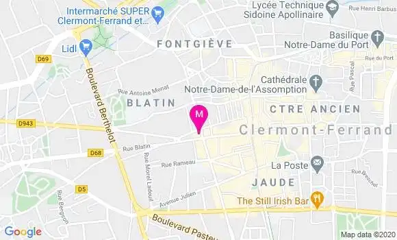 Localisation Dr Frederique Bazile