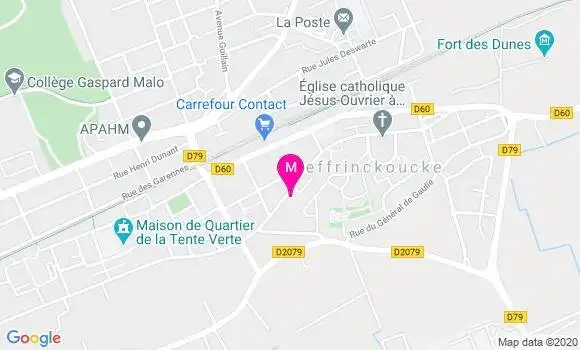 Localisation Dr Helene Brefort