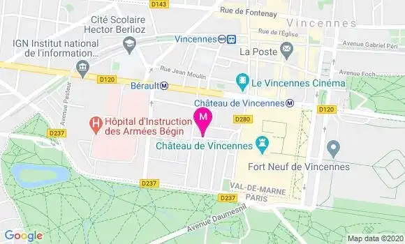 Localisation Dr Audrey Chardain