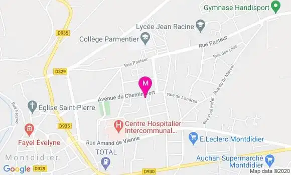 Localisation Dr Celine Tailleux