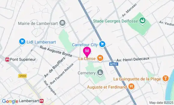 Localisation Dr Margaux Becourt