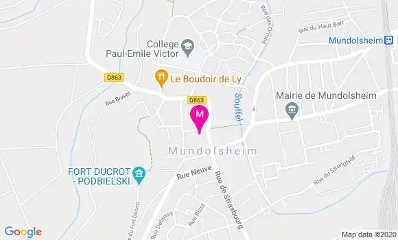 Localisation Dr Manuela Plaum