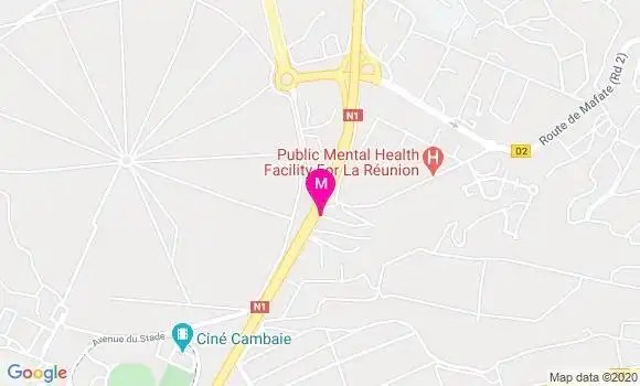 Localisation Dr Frantz Mirre