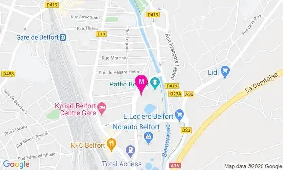 Localisation Dr Georgiana Manea