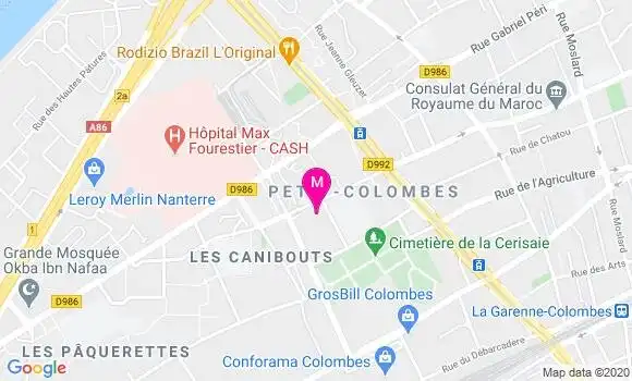 Localisation Dr Clarisse Cervoni