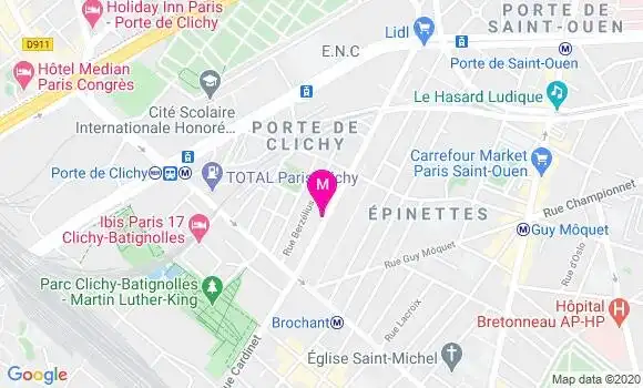 Localisation Dr Caroline Bottin