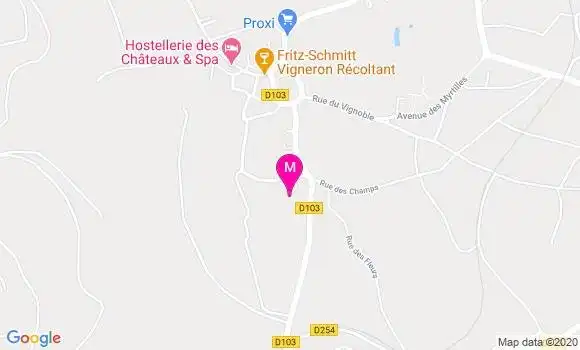 Localisation Dr Perrine Vernay