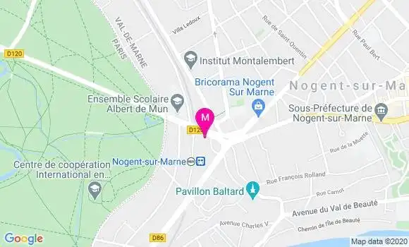 Localisation Dr Vincent Latournerie
