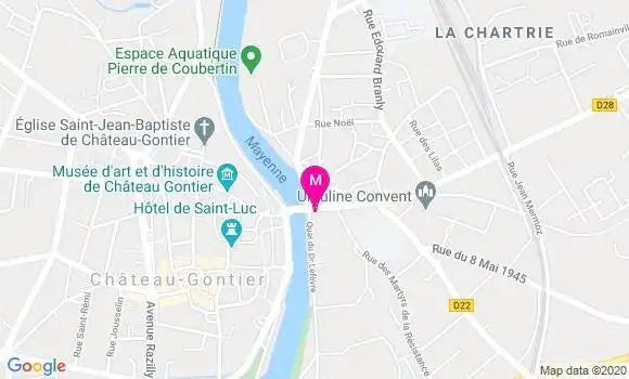 Localisation Dr Anthony Mercier