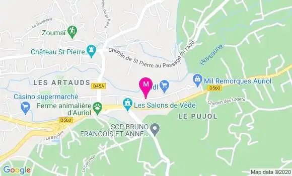 Localisation Dr Marie Pierre Moulsma