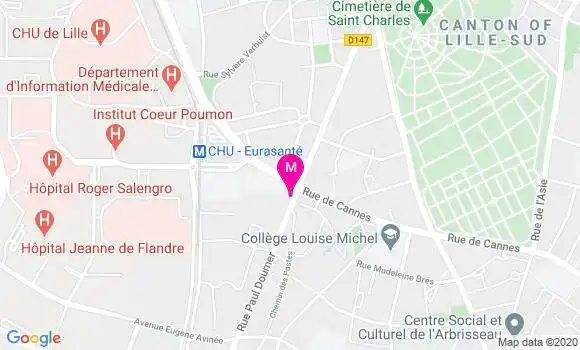 Localisation Dr Jean Philippe Bridault