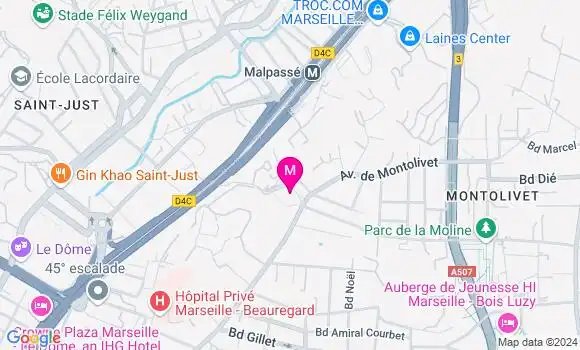 Localisation Dr Anne Marie Roux