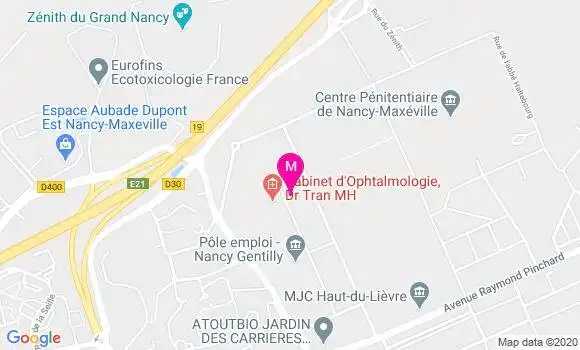 Localisation Dr Aline Prot