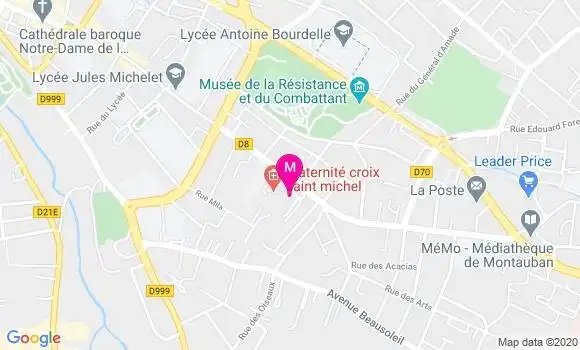 Localisation Dr Nadia Chekroun