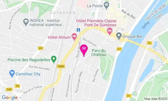 Localisation Dr Clementine Samain