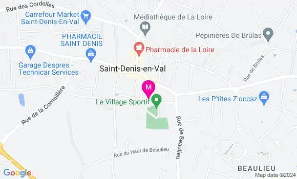 Localisation Dr Elodie Favre