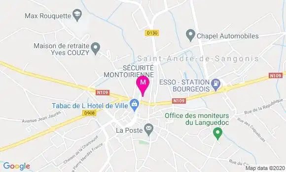 Localisation Dr Philippe Coste